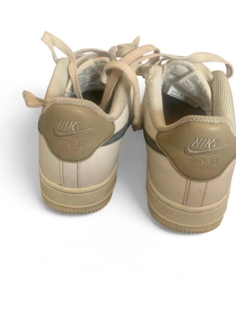 Nike Air Force 1 white trainers youth size 3 shoes school everyday
